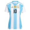 Officiële Voetbalshirt Argentinië Messi 10 Thuis 2024 - Dames